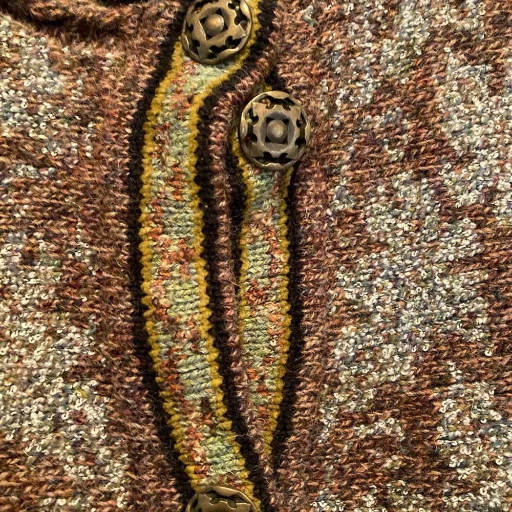 Multicolor Knit Cardigan - Picture 3 of 4